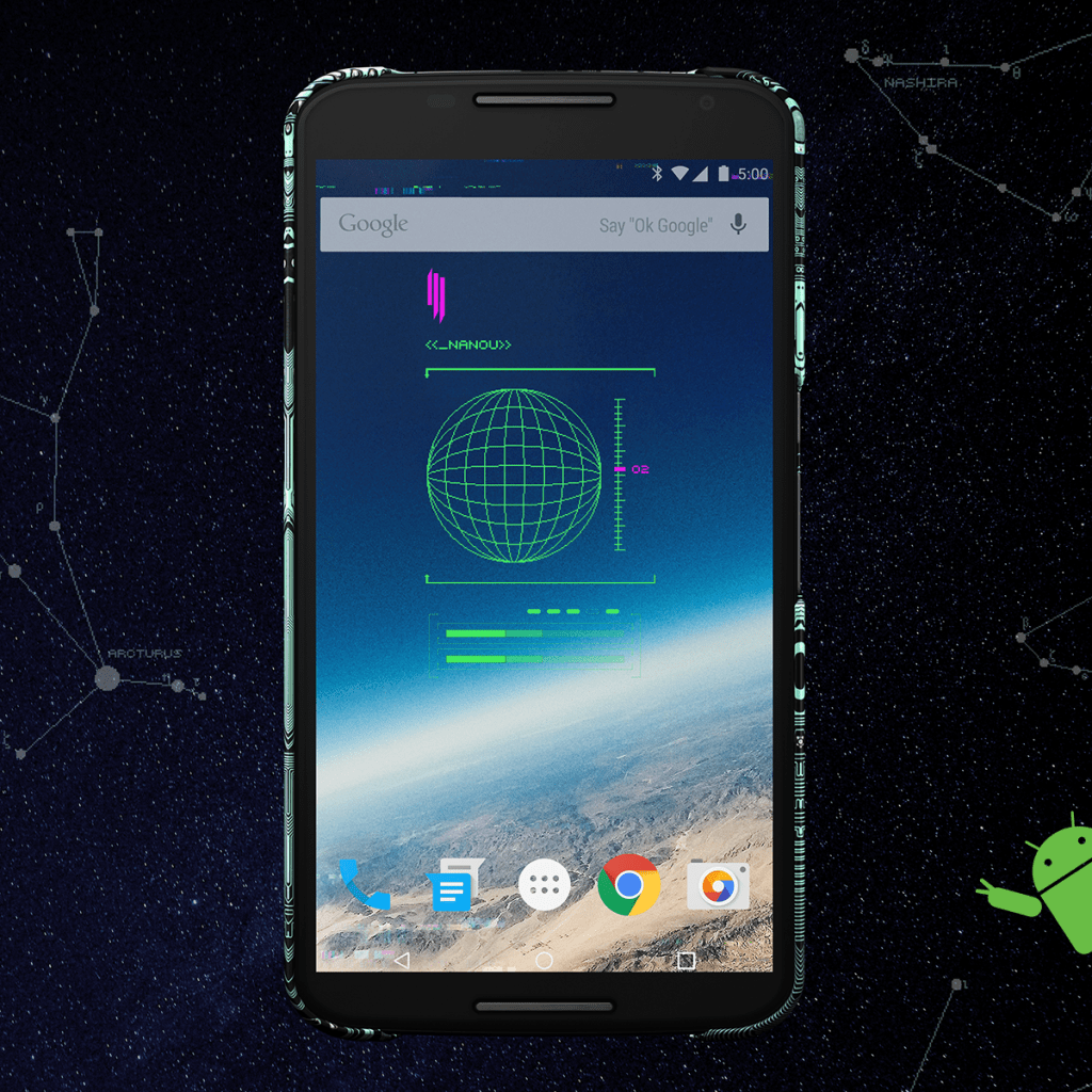 Google Limited Edition Live Cases - Wallpaper- DJ Skrillex - 3Wallpaper-Poster-Square - Analie Cruz