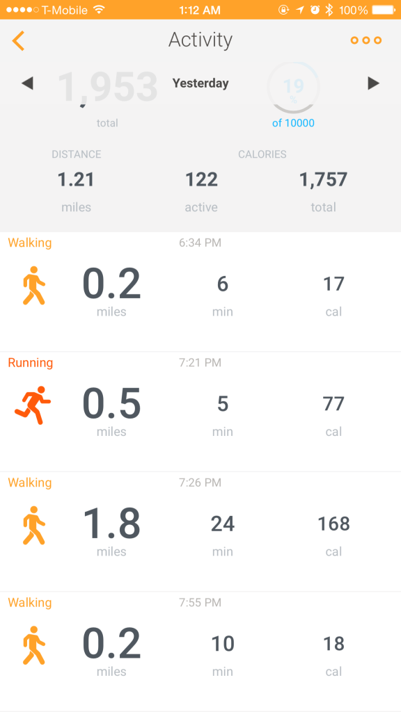 Withings Activité Pop  Review activity tracker - Activity Breakdown - Analie Cruz