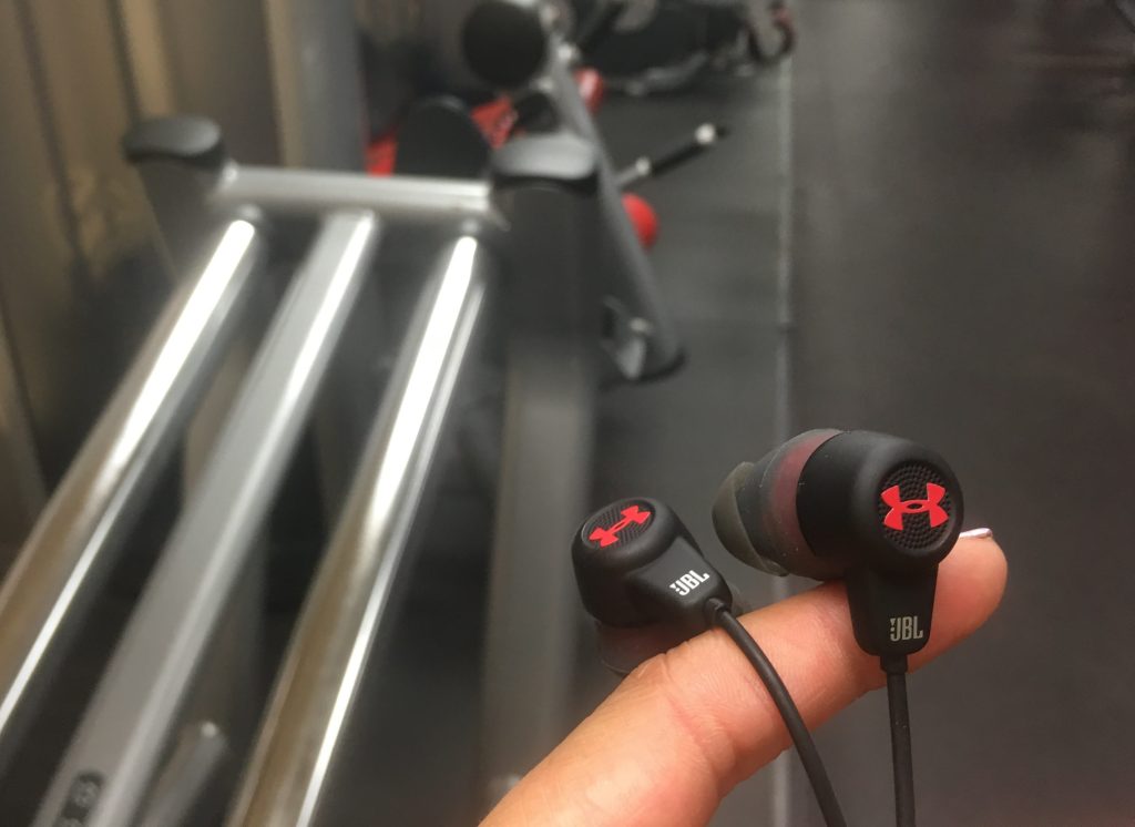 UA Headphones Wireless JBL Under Armour headphones Review - At Gym - Analie Cruz
