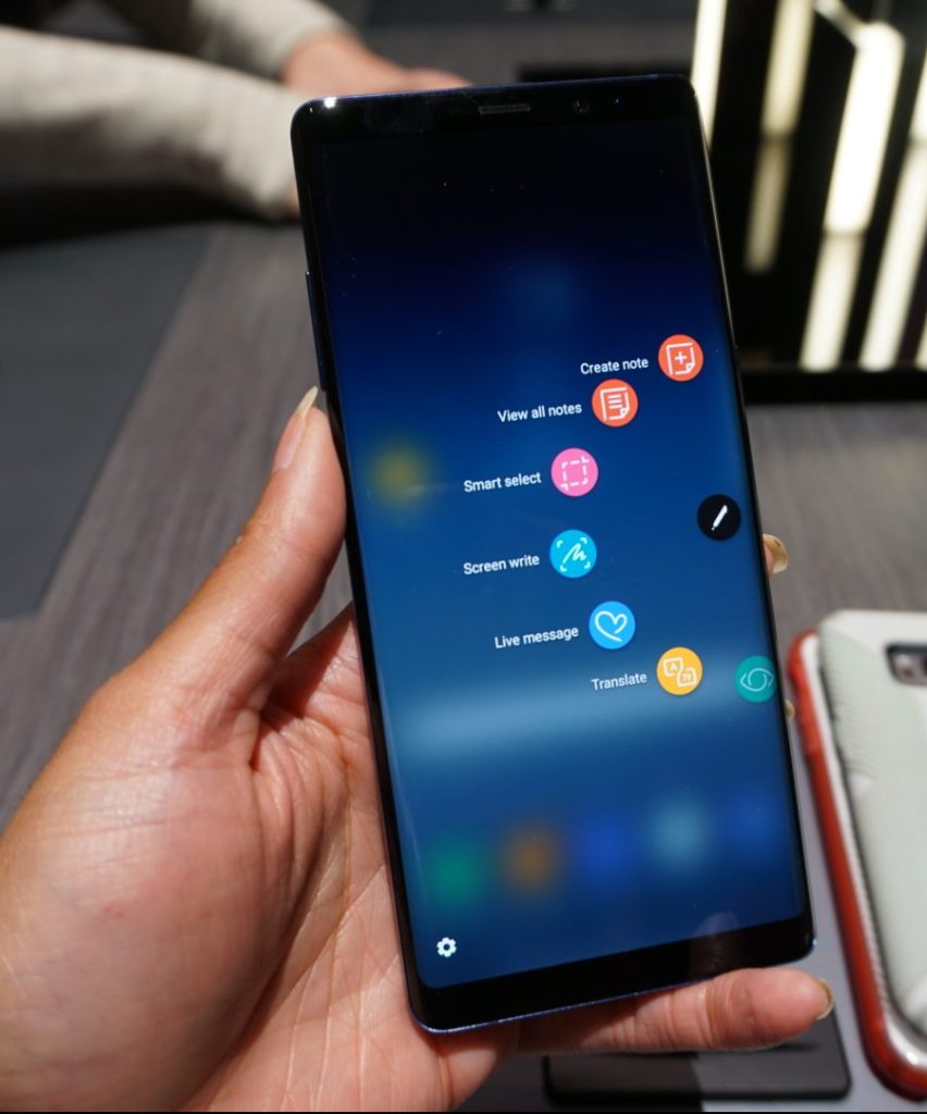 Samsung Galaxy Note 8 - Note8 - S-Pen Menu