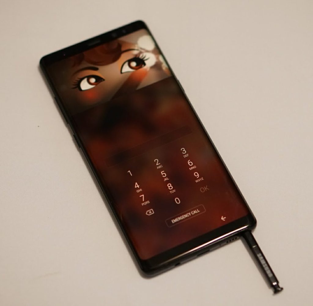 Samsung Galaxy Note8 - Iris Scanner Samsung Galaxy Note8 - Iris Scanner