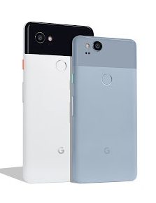 Google Pixel 2 XL (Black &White) and Pixel 2 (Kinda Blue)