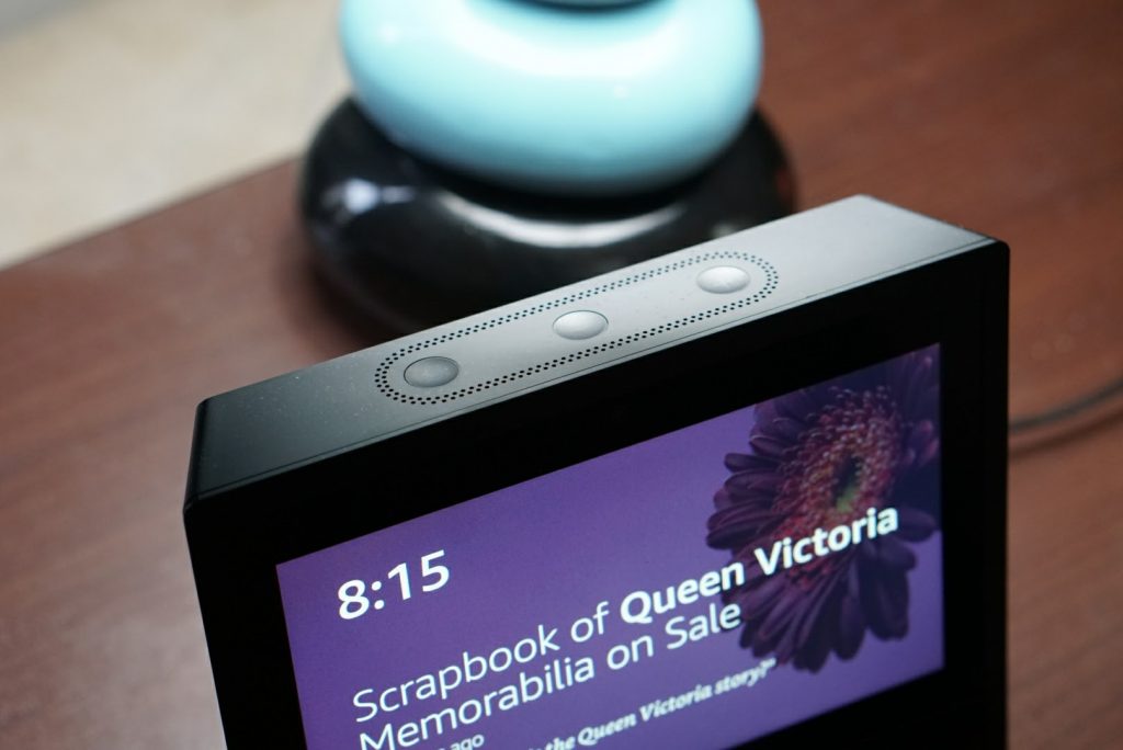 Amazon Echo Show Review - top buttons Amazon Echo Show Review - top buttons