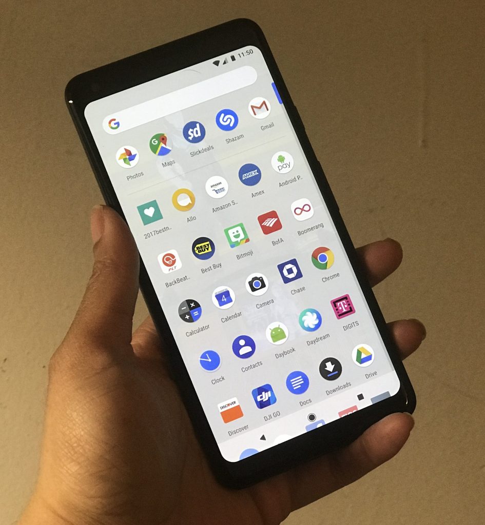 App Drawer - Pixel 2 XL 