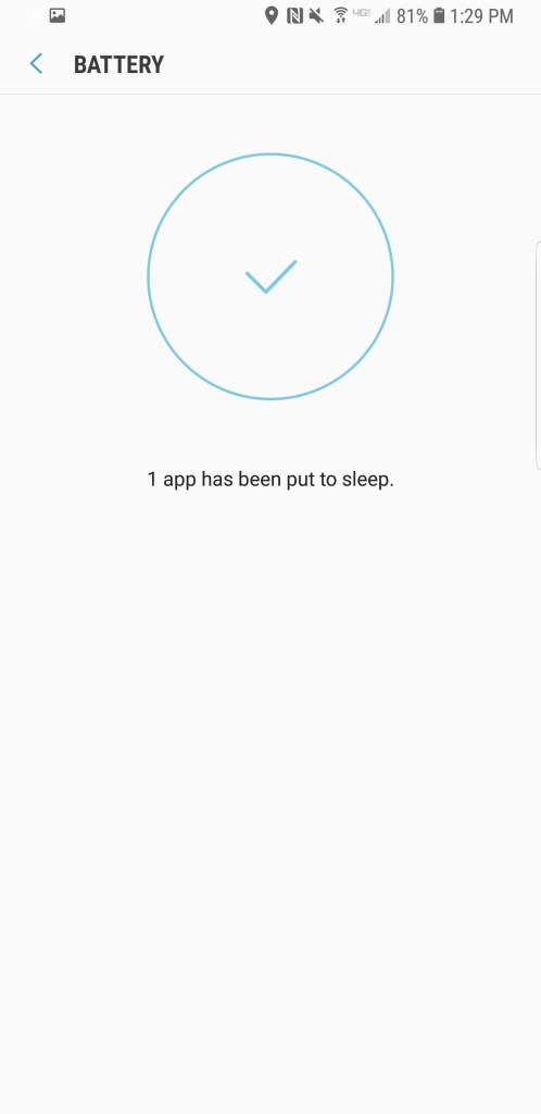Samsung Galaxy S9+ Review- Battery - Device maintenance