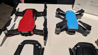 DJI Mavic Air - Drone - Next to DJI Spark (Blue) -
