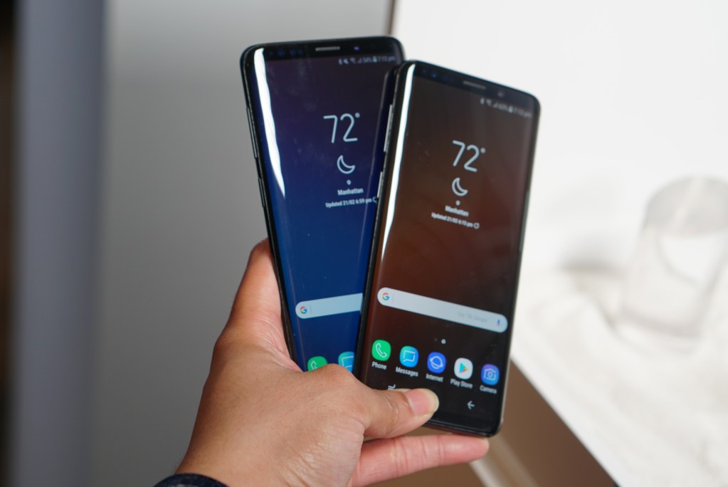 Samsung Galaxy S9 and S9+ Plus - Front