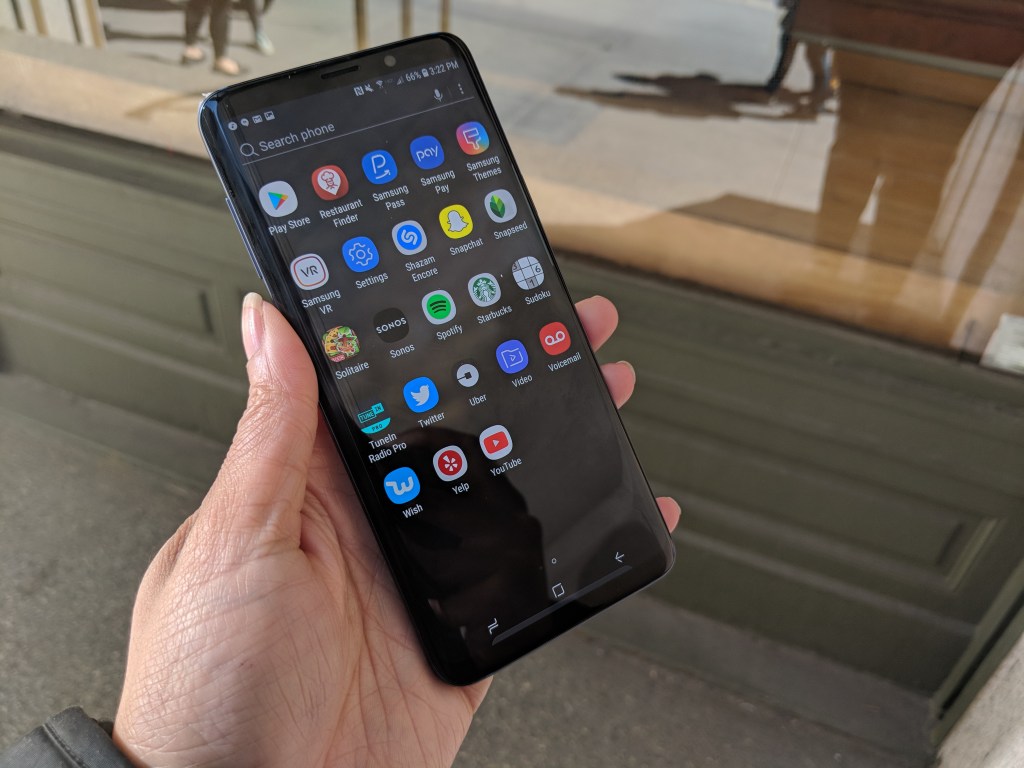 Samsung Galaxy S9 Plus - Bixby - App Drawer