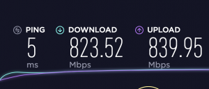 Speedtest 800 mbps