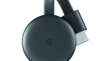 Black Google Chromecast 2018