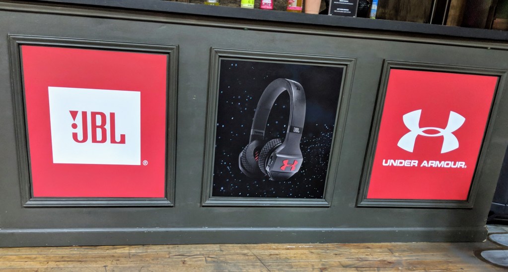 JBL Under Armour Sport Wireless Train Gym Headphones JBL Under Armour Sport Wireless Train Gym Headphones