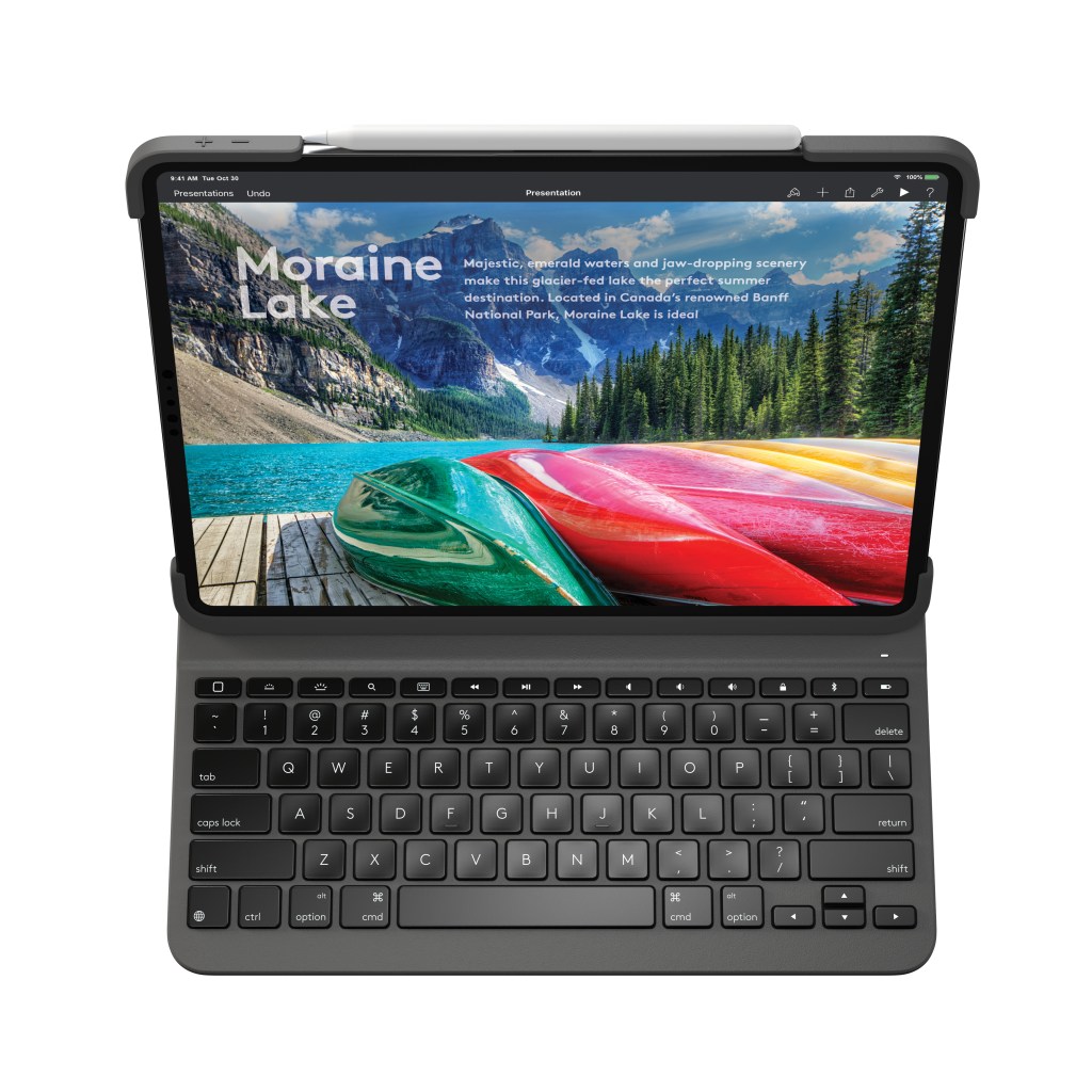 Logitech SLIM FOLIO PRO - For Apple iPad - Top